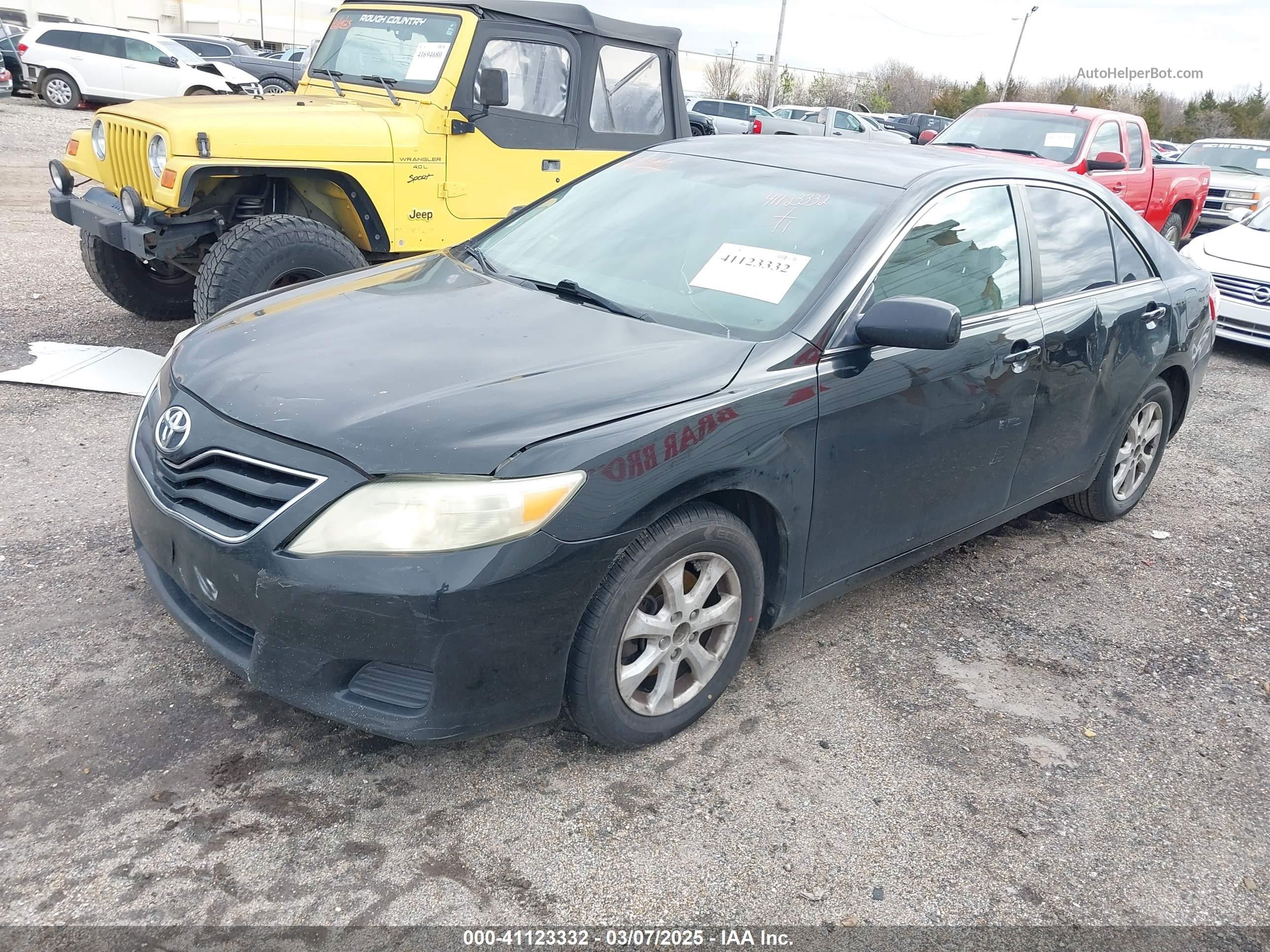 2011 Toyota Camry Le Black vin: 4T1BF3EK1BU168398