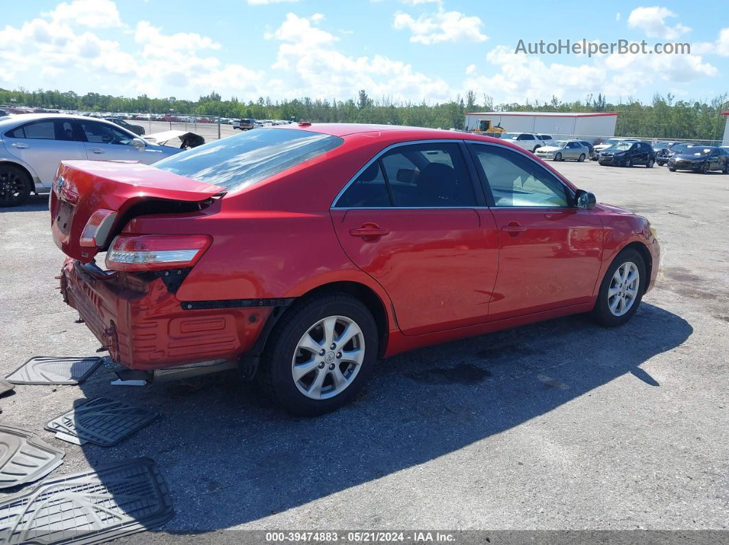 2011 Toyota Camry Le Red vin: 4T1BF3EK1BU180941