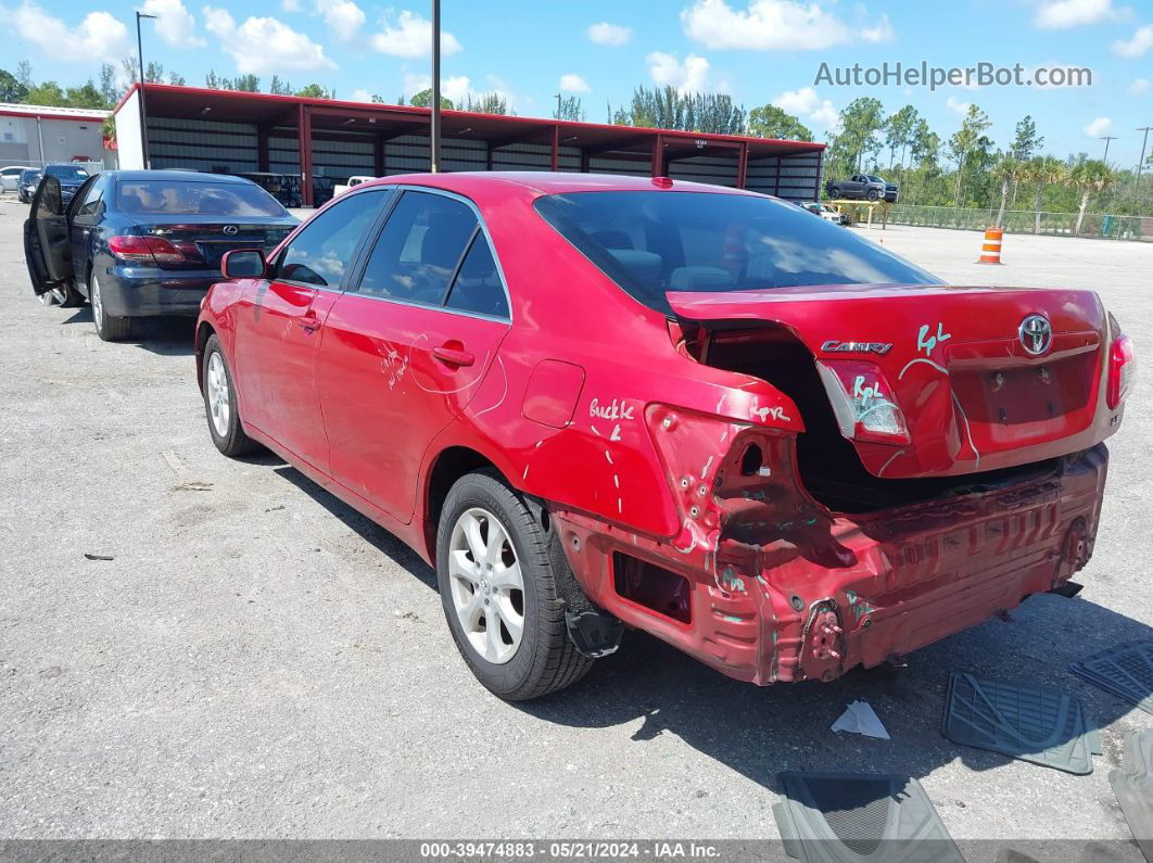 2011 Toyota Camry Le Red vin: 4T1BF3EK1BU180941