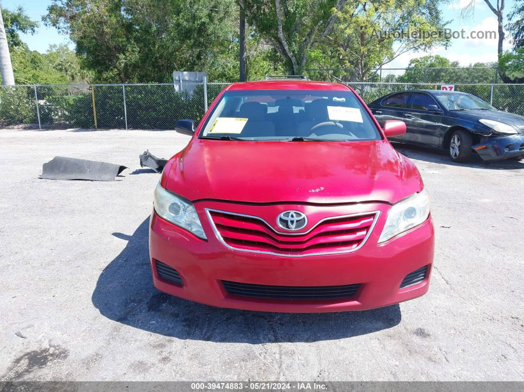 2011 Toyota Camry Le Red vin: 4T1BF3EK1BU180941