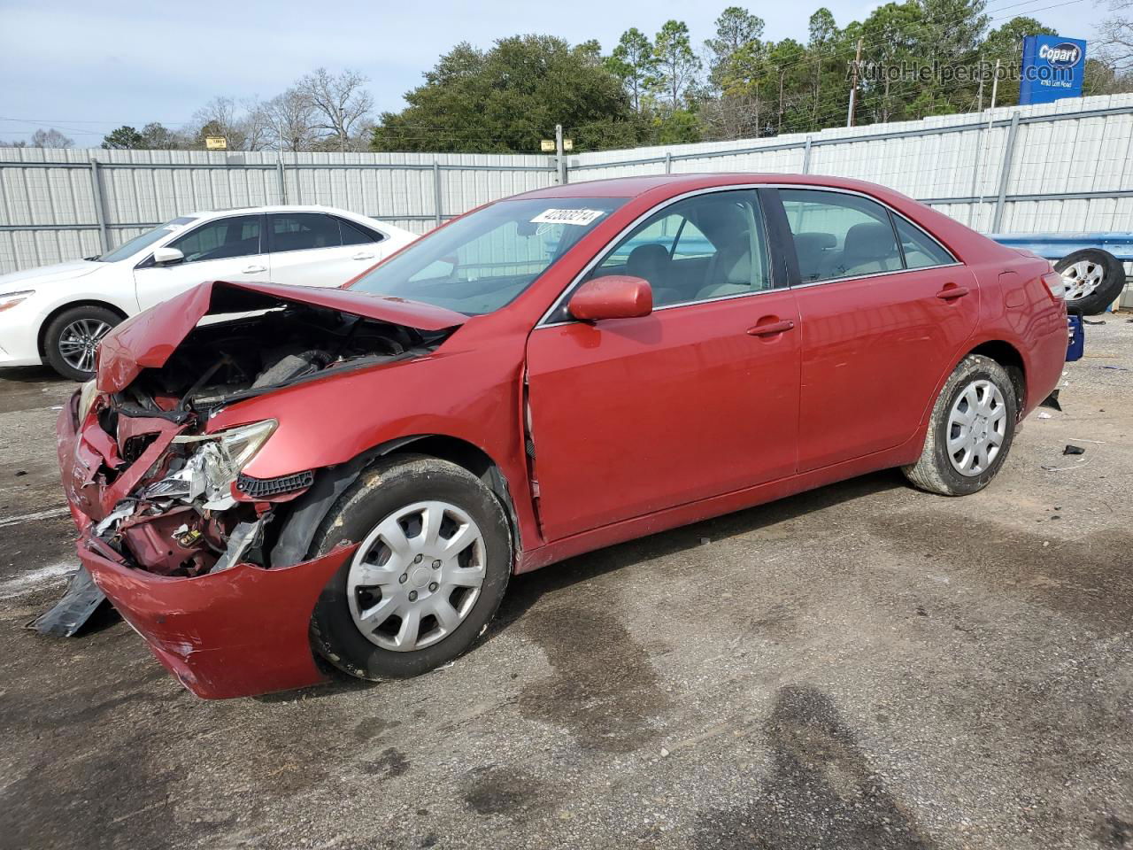 2011 Toyota Camry Base Red vin: 4T1BF3EK1BU183113