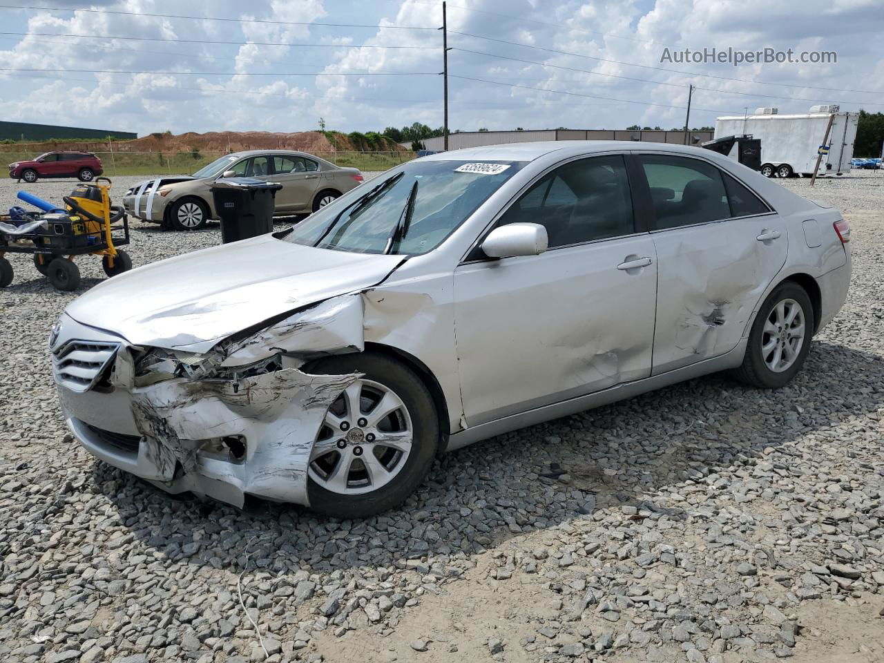 2011 Toyota Camry Base Silver vin: 4T1BF3EK1BU198033