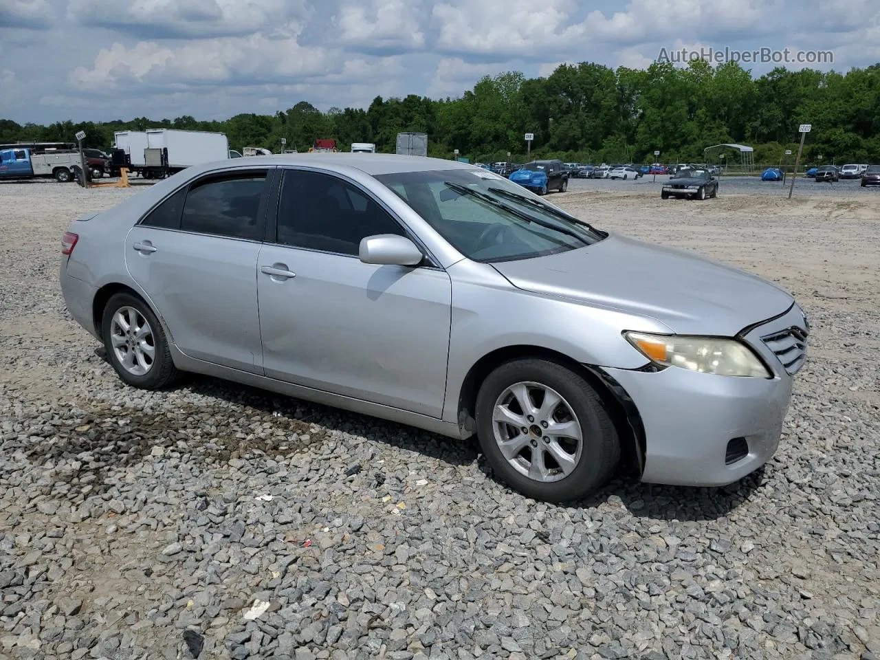 2011 Toyota Camry Base Silver vin: 4T1BF3EK1BU198033