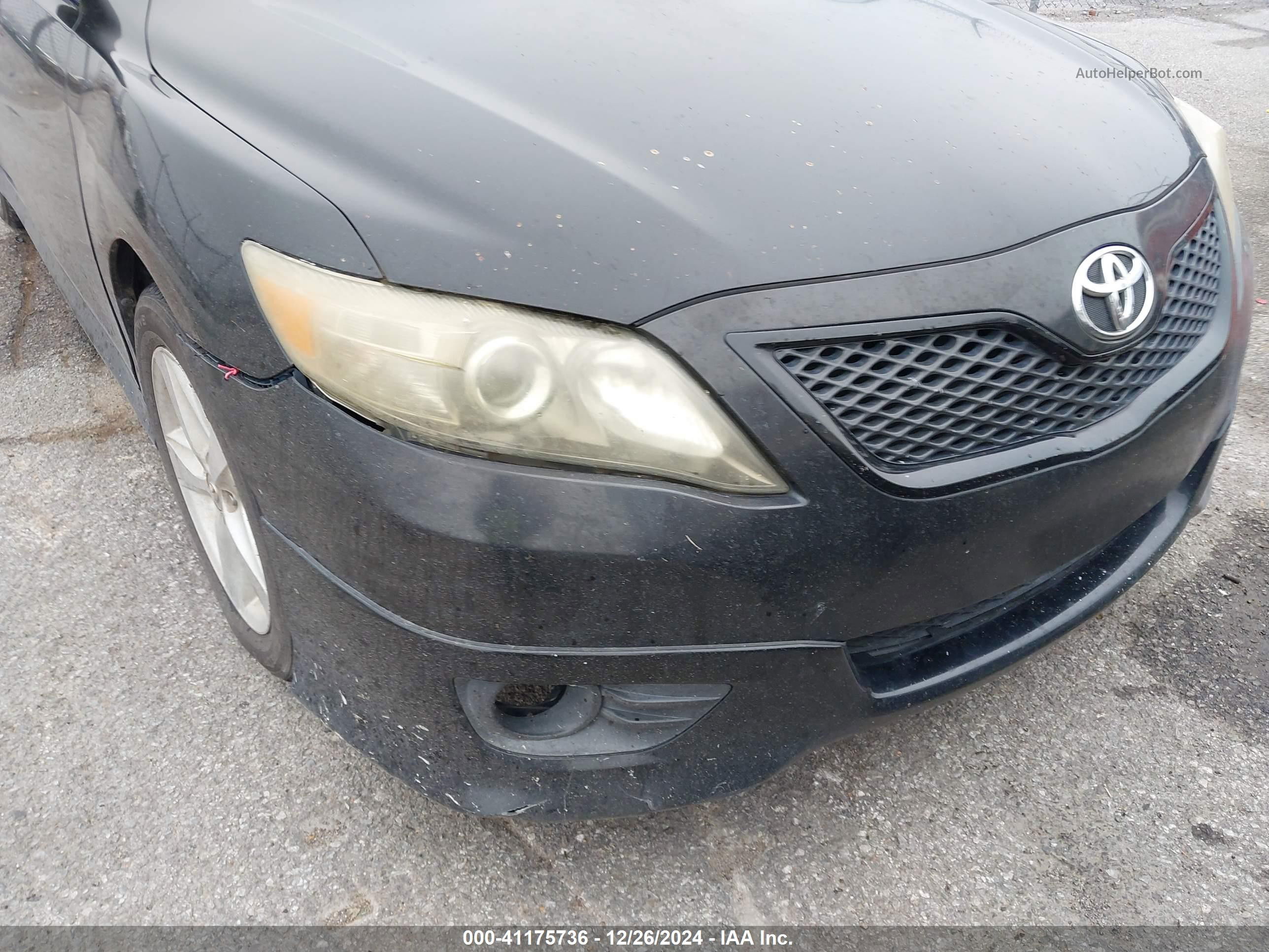 2011 Toyota Camry Se Black vin: 4T1BF3EK1BU218507