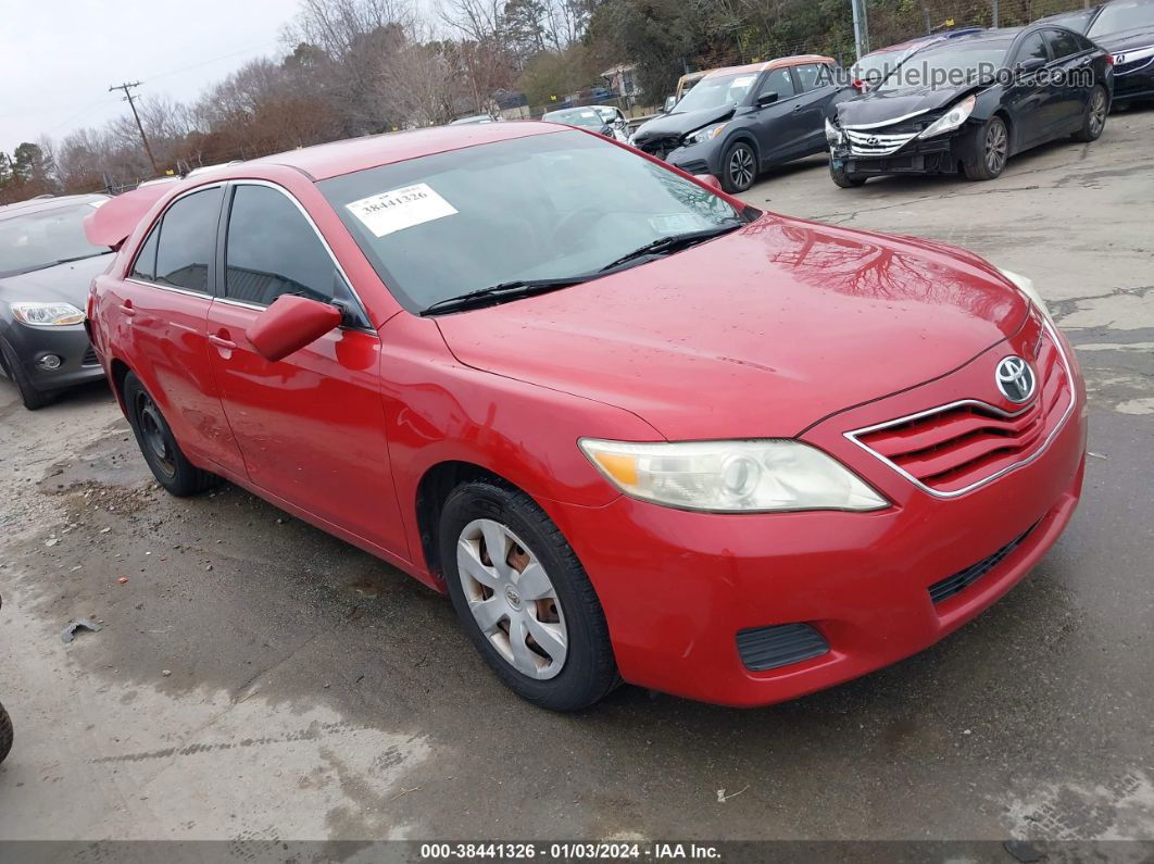 2011 Toyota Camry Le Red vin: 4T1BF3EK1BU593524