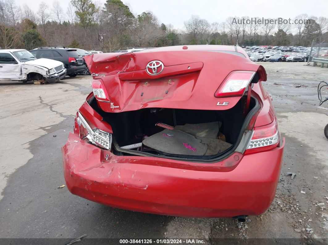 2011 Toyota Camry Le Red vin: 4T1BF3EK1BU593524