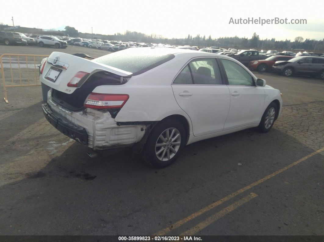 2011 Toyota Camry Xle White vin: 4T1BF3EK1BU648263