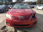 2011 Toyota Camry Base Red vin: 4T1BF3EK1BU656119