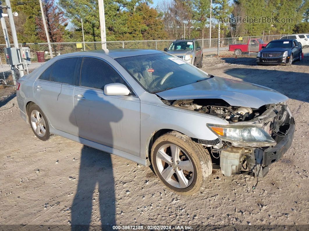 2011 Toyota Camry Se Silver vin: 4T1BF3EK1BU683885