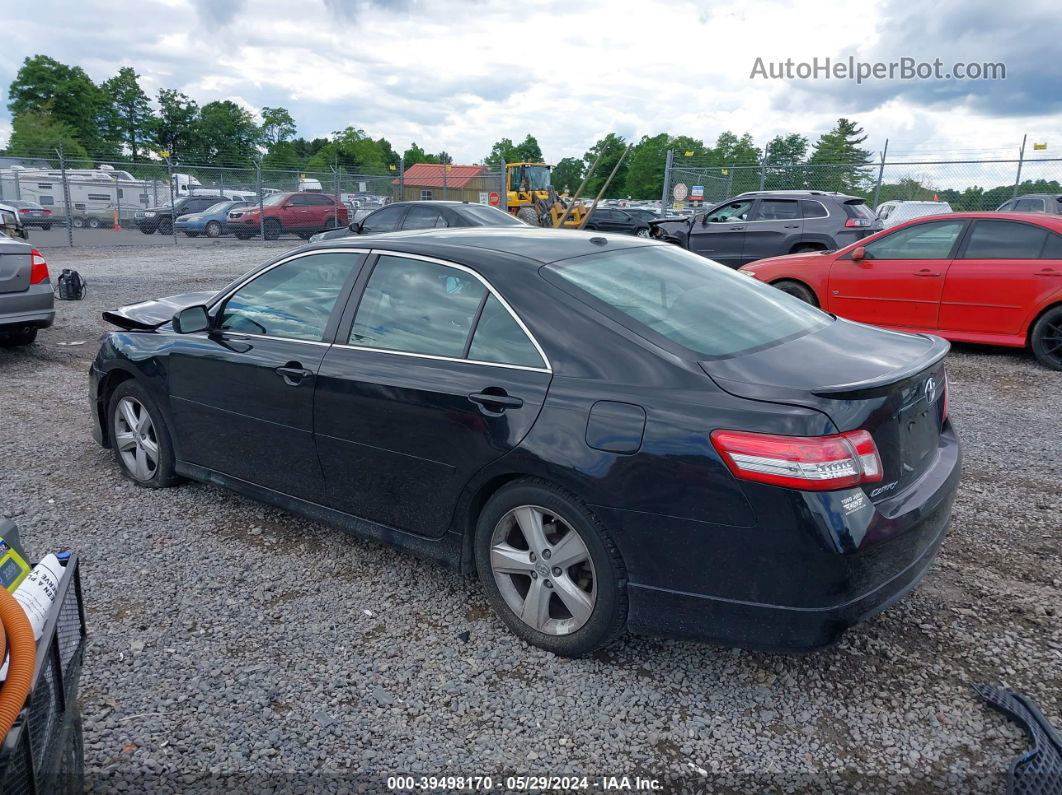 2011 Toyota Camry Se Black vin: 4T1BF3EK1BU693851