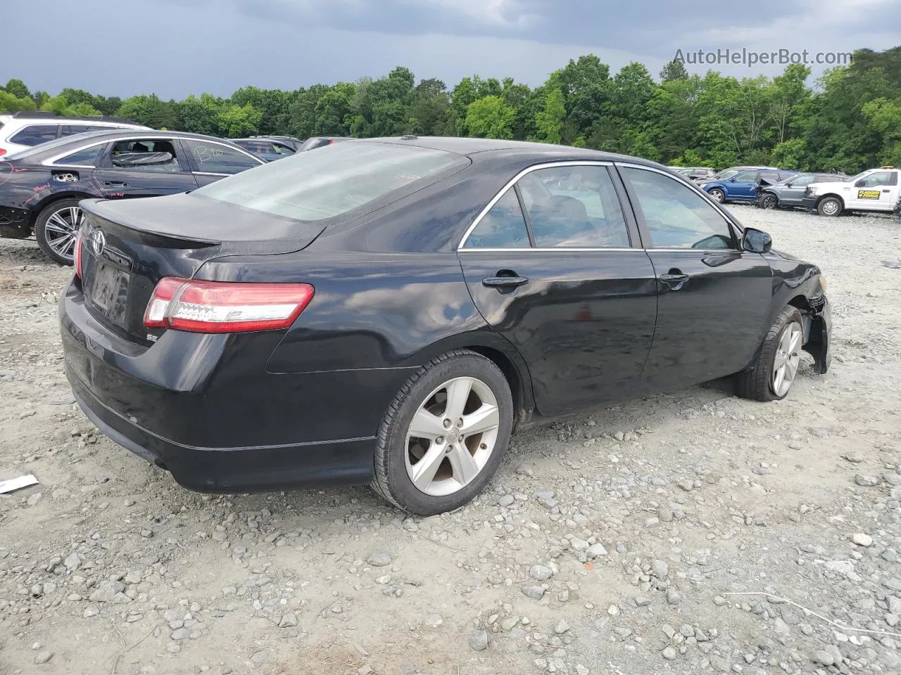 2011 Toyota Camry Base Черный vin: 4T1BF3EK1BU708610