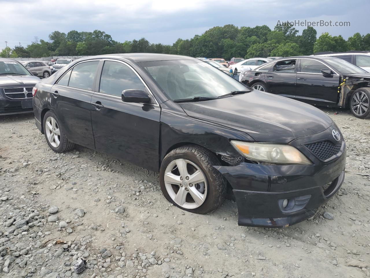 2011 Toyota Camry Base Black vin: 4T1BF3EK1BU708610