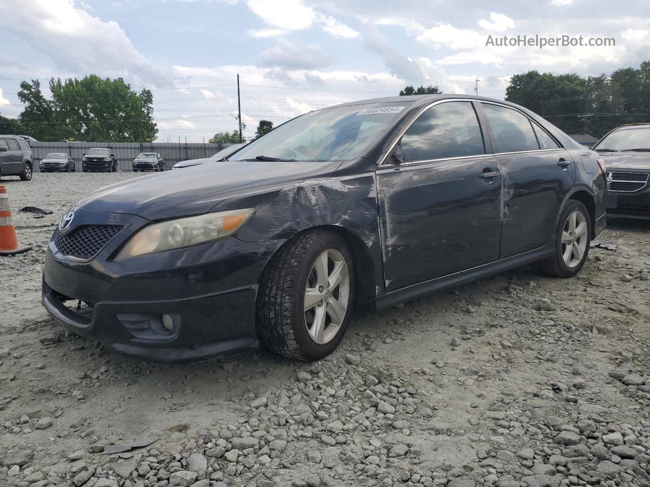 2011 Toyota Camry Base Black vin: 4T1BF3EK1BU708610