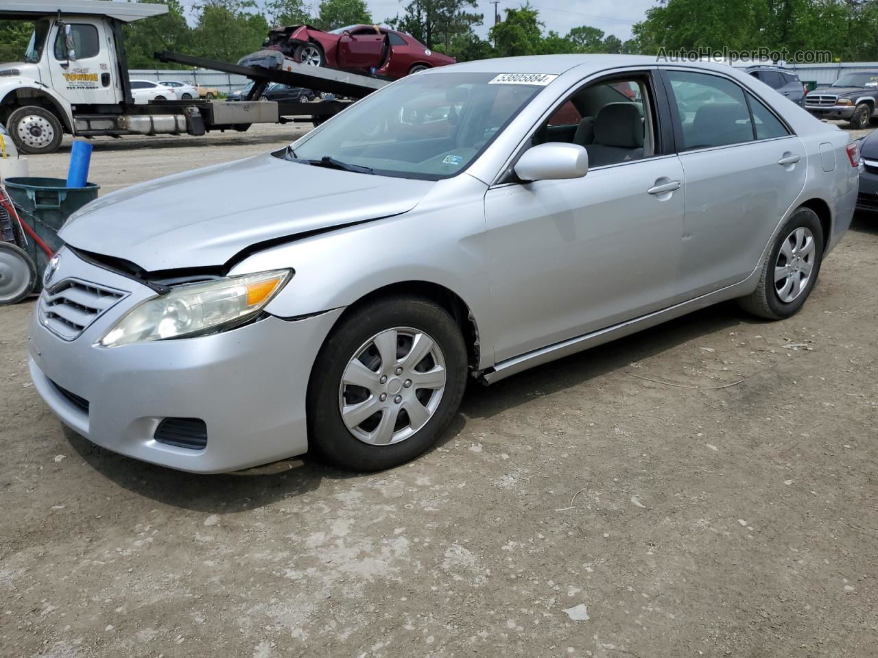 2011 Toyota Camry Base Silver vin: 4T1BF3EK1BU737850