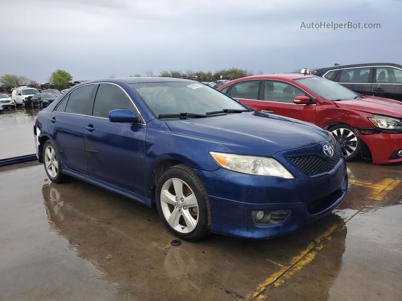 2011 Toyota Camry Base Blue vin: 4T1BF3EK1BU745592