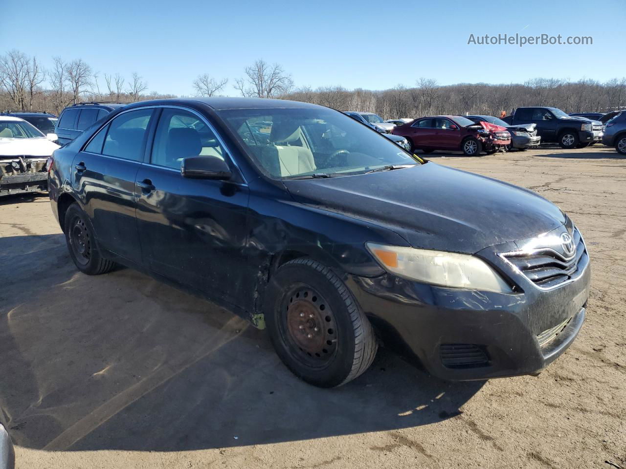 2011 Toyota Camry Base Black vin: 4T1BF3EK2BU119856