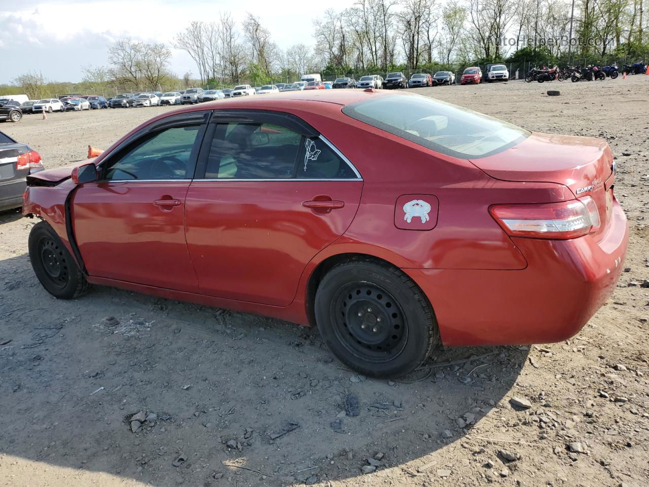 2011 Toyota Camry Base Red vin: 4T1BF3EK2BU140187