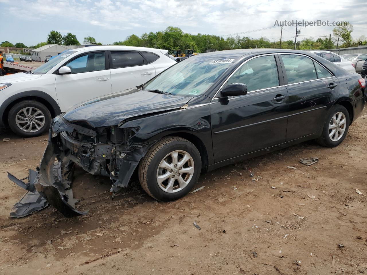 2011 Toyota Camry Base Черный vin: 4T1BF3EK2BU186053