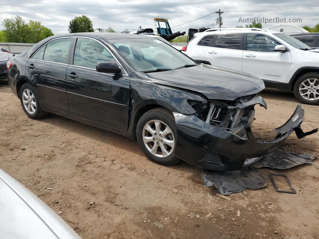 2011 Toyota Camry Base Black vin: 4T1BF3EK2BU186053