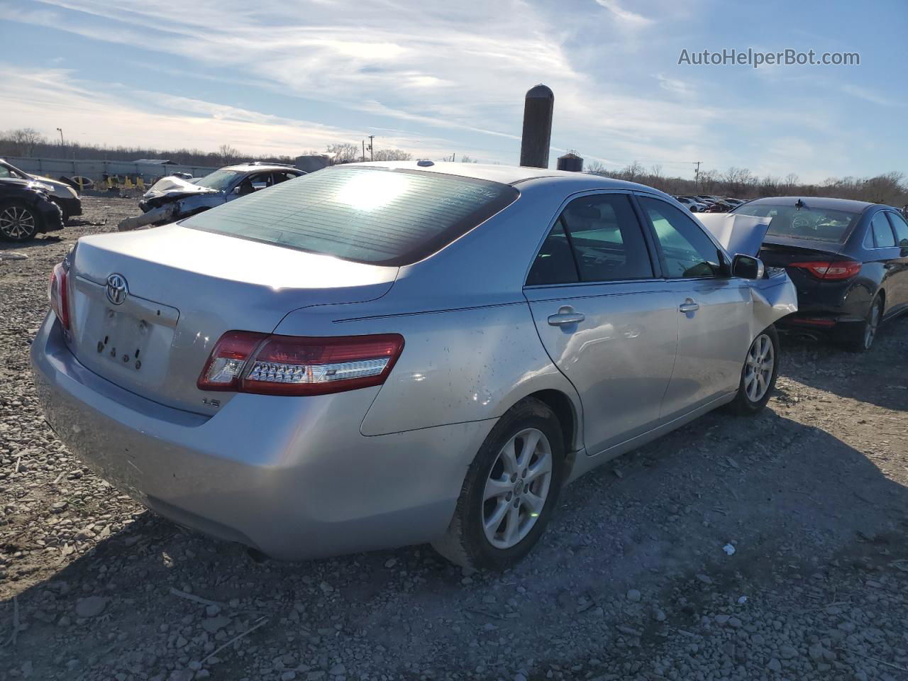 2011 Toyota Camry Base Silver vin: 4T1BF3EK2BU221495