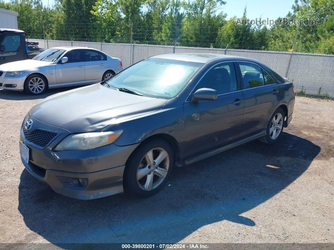 2011 Toyota Camry Se Gray vin: 4T1BF3EK2BU224090