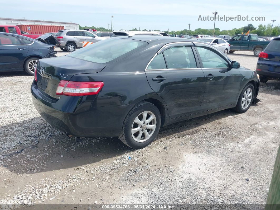 2011 Toyota Camry Le Black vin: 4T1BF3EK2BU229192