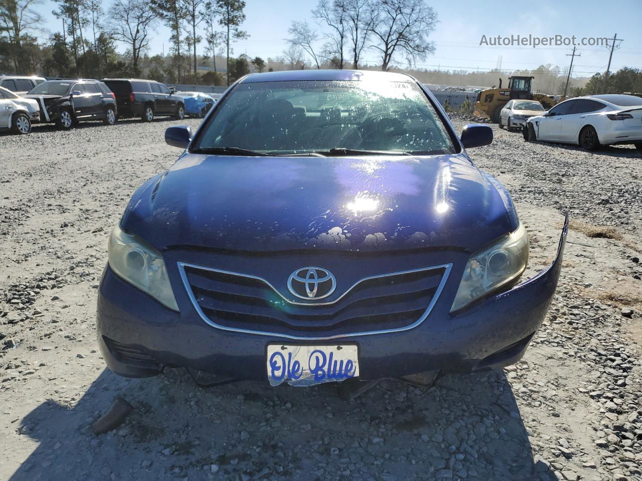 2011 Toyota Camry Base Blue vin: 4T1BF3EK2BU605177