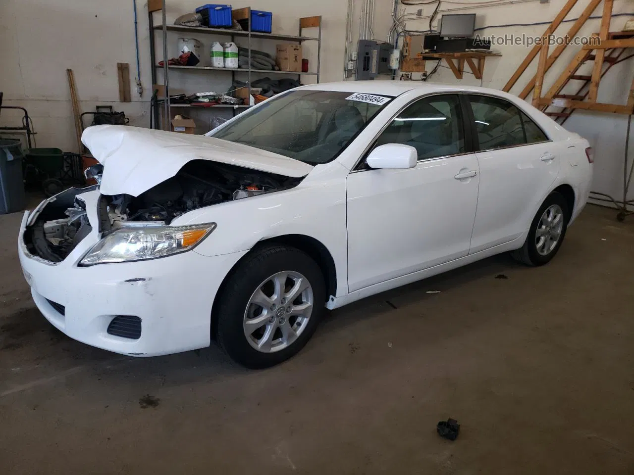 2011 Toyota Camry Base White vin: 4T1BF3EK2BU614381