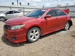 2011 Toyota Camry Base Red vin: 4T1BF3EK2BU640818