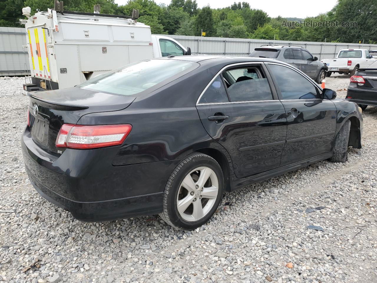 2011 Toyota Camry Base Black vin: 4T1BF3EK2BU681630