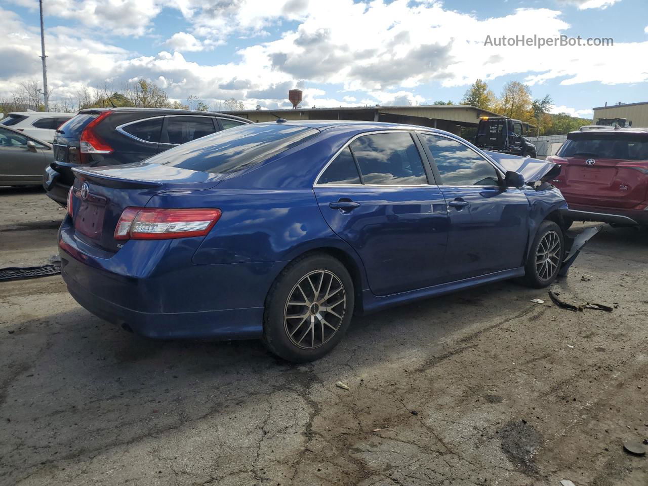 2011 Toyota Camry Base Blue vin: 4T1BF3EK2BU709538