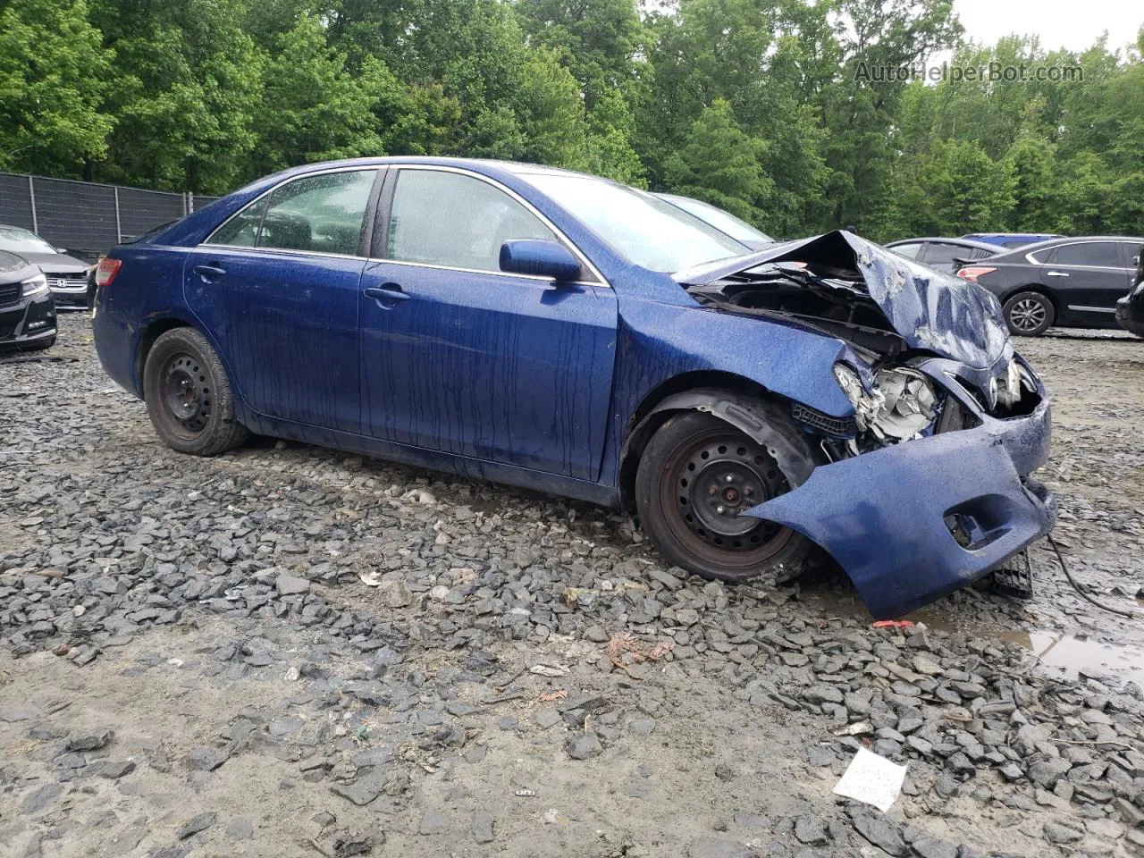 2011 Toyota Camry Base Blue vin: 4T1BF3EK2BU715887