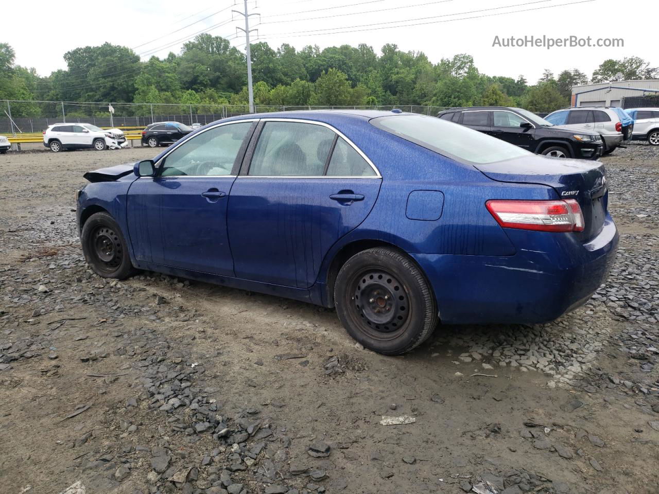 2011 Toyota Camry Base Синий vin: 4T1BF3EK2BU715887