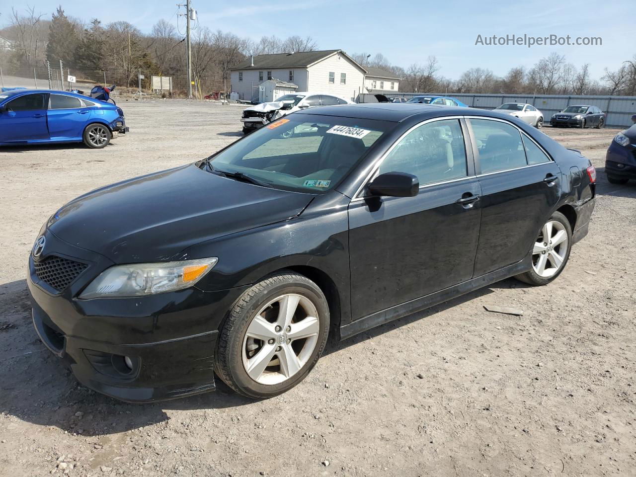 2011 Toyota Camry Base Black vin: 4T1BF3EK2BU729479