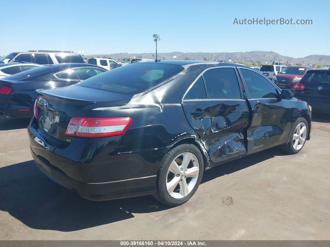 2011 Toyota Camry Se Black vin: 4T1BF3EK3BU162800