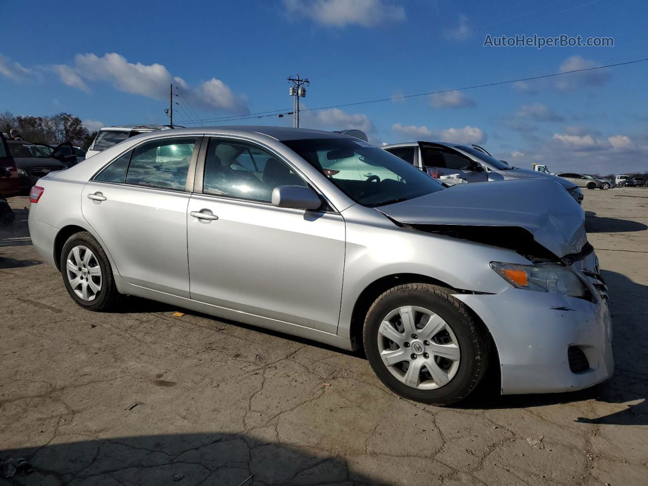 2011 Toyota Camry Base Silver vin: 4T1BF3EK3BU172890