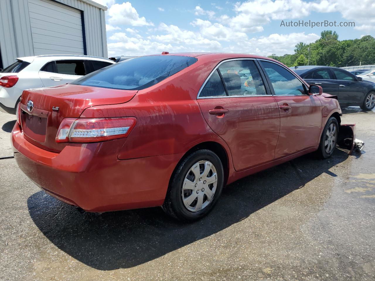 2011 Toyota Camry Base Red vin: 4T1BF3EK3BU181802