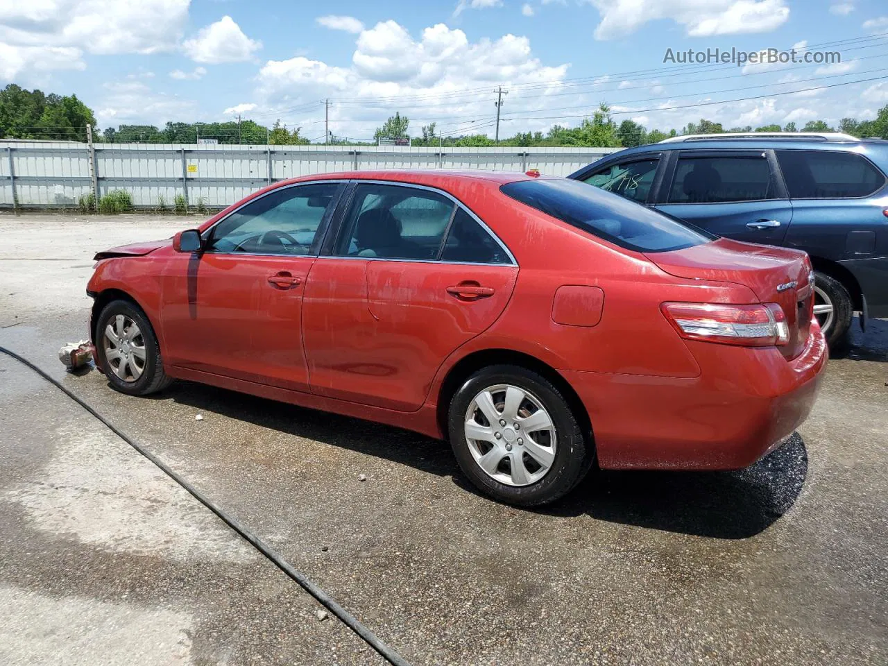 2011 Toyota Camry Base Red vin: 4T1BF3EK3BU181802