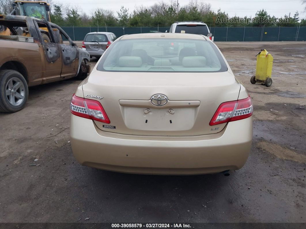 2011 Toyota Camry Le Золотой vin: 4T1BF3EK3BU197675