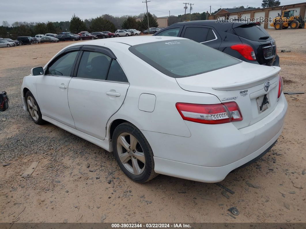 2011 Toyota Camry Se Белый vin: 4T1BF3EK3BU600747