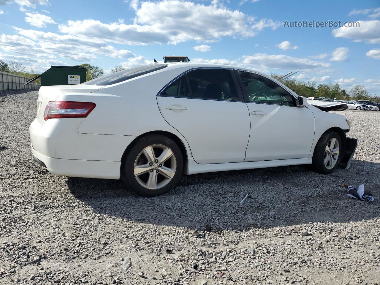 2011 Toyota Camry Base White vin: 4T1BF3EK3BU601977