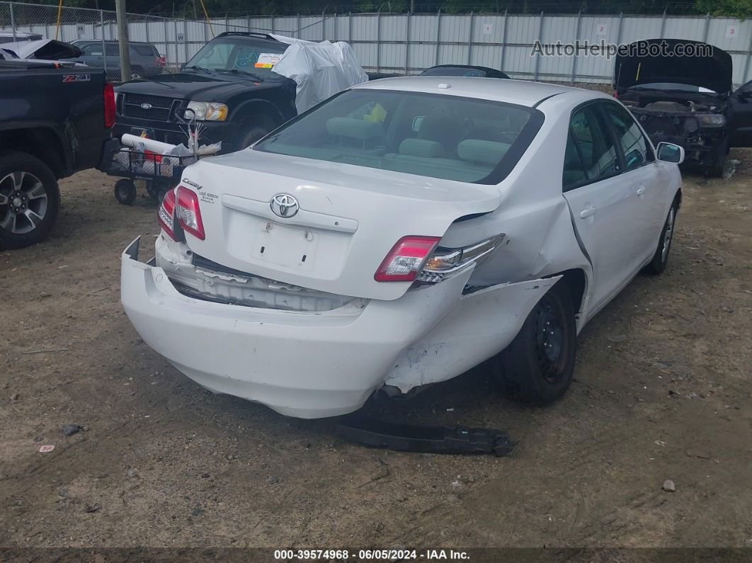 2011 Toyota Camry   White vin: 4T1BF3EK3BU630816