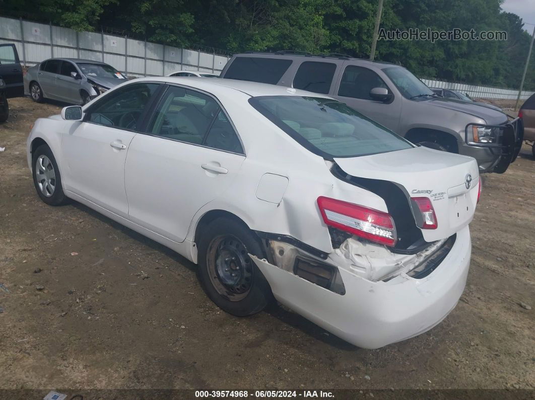 2011 Toyota Camry   White vin: 4T1BF3EK3BU630816