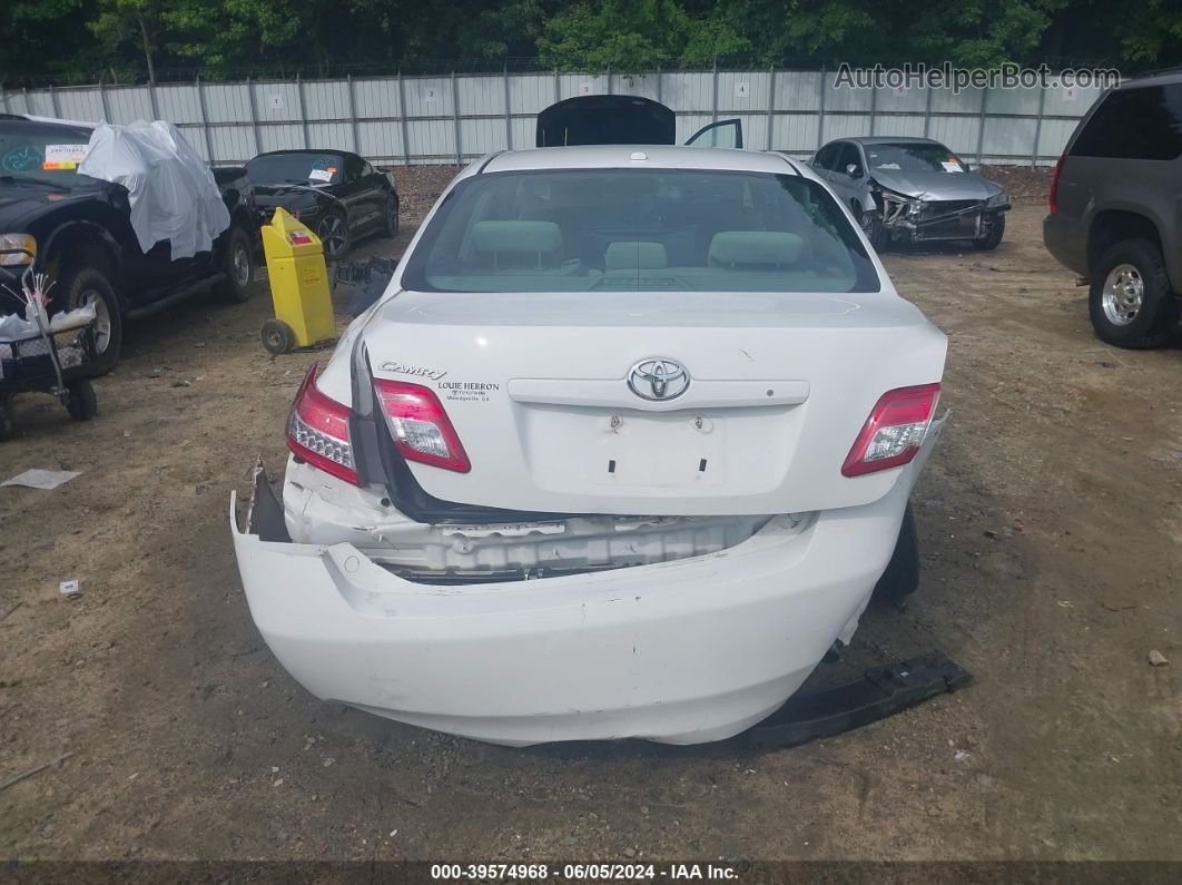 2011 Toyota Camry   White vin: 4T1BF3EK3BU630816