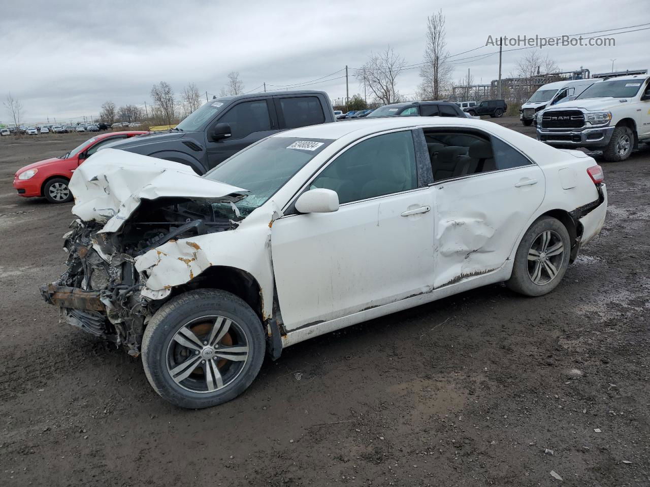 2011 Toyota Camry Base White vin: 4T1BF3EK3BU633425