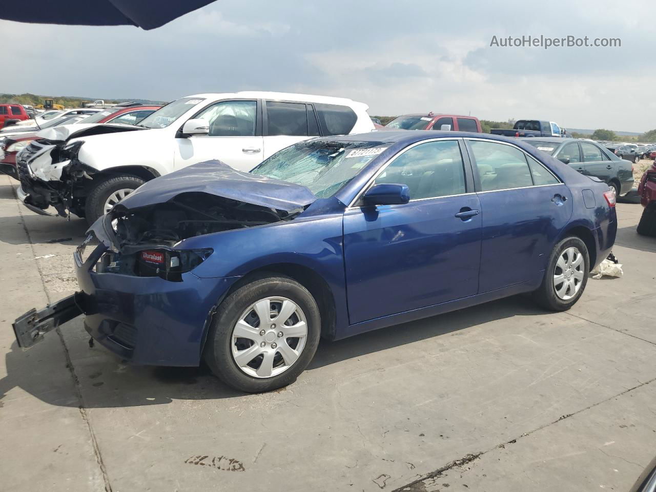 2011 Toyota Camry Base Blue vin: 4T1BF3EK3BU686609