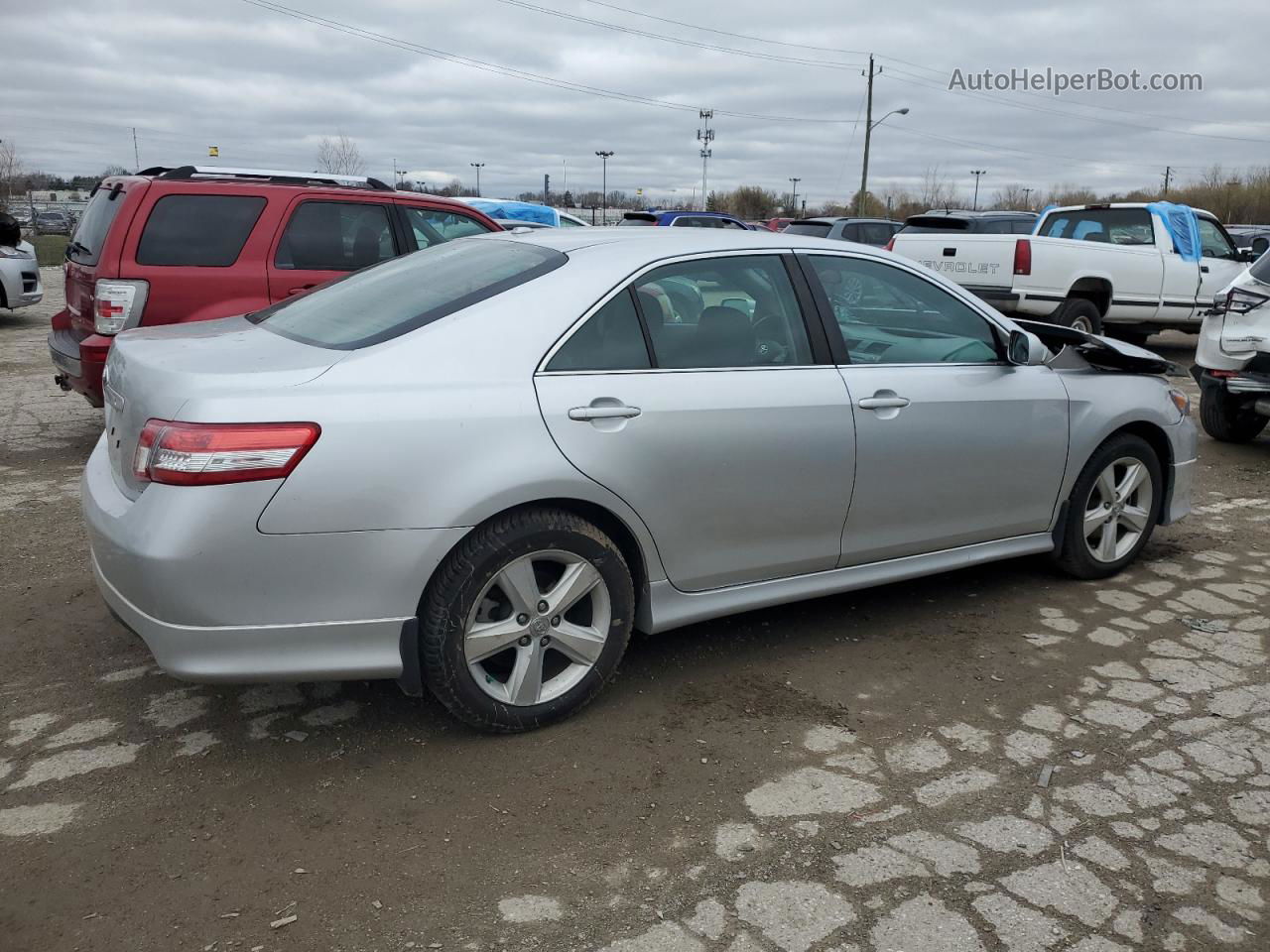 2011 Toyota Camry Base Silver vin: 4T1BF3EK3BU743228