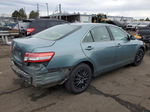 2011 Toyota Camry Base Зеленый vin: 4T1BF3EK3BU750020