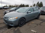 2011 Toyota Camry Base Зеленый vin: 4T1BF3EK3BU750020