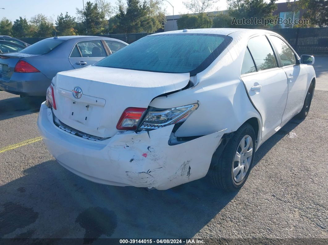 2011 Toyota Camry Le Белый vin: 4T1BF3EK3BU755704